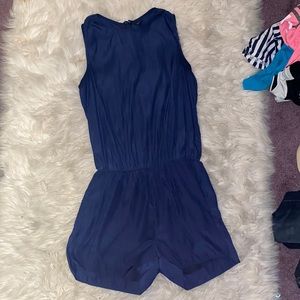 Gap small navy blue romper